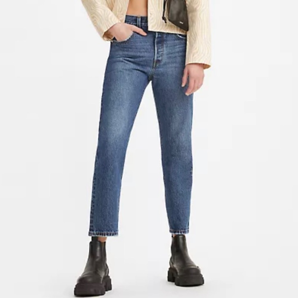 Levi’s 501 Original Cropped - Dark Wash